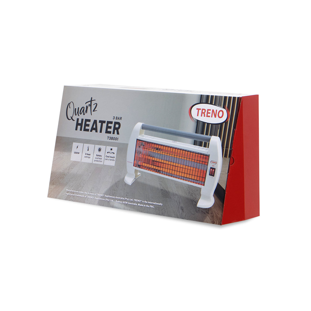 Treno 3 Bar Quartz Heater