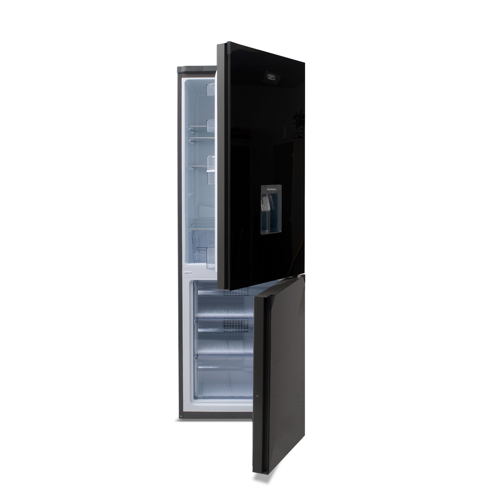 Single Door Bottom Freezer With Water Dispenser Defy C455 Fridge with Bottom Freezer & Water Dispenser – Railway Furnishers