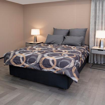 Stone Distressed 6 Piece Comforter Set