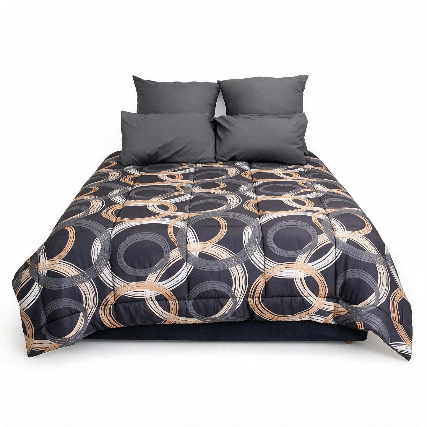 Stone Distressed 6 Piece Comforter Set