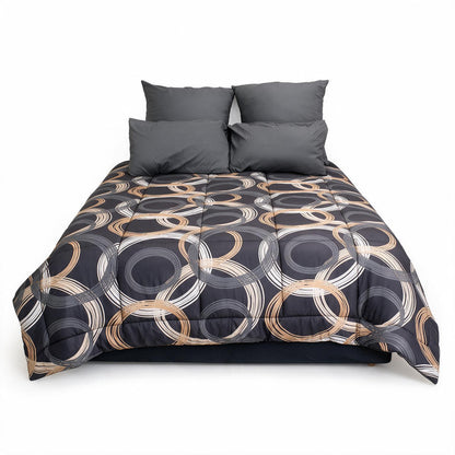 Stone Distressed 6 Piece Comforter Set