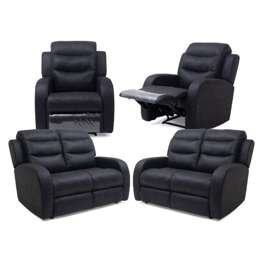 Cassandra 4 Piece Lounge Suite - 2 Recliners