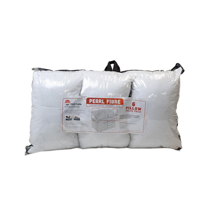 Noctura Pearl Fibre 6 Pillow Value Pack