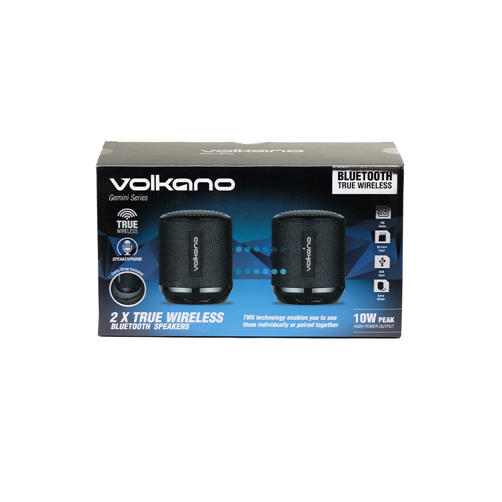 Volcano Gemini Bluetooth Speaker Set