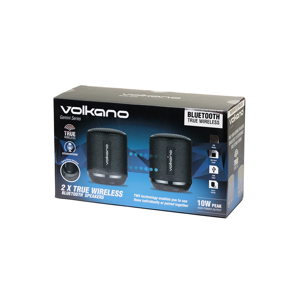 Volcano Gemini Bluetooth Speaker Set