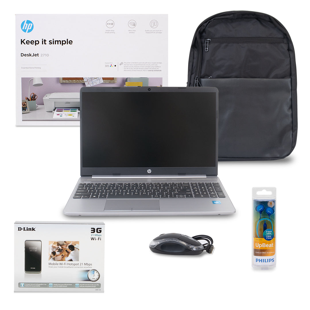 HP 250 G9 15.6" Celeron Notebook Bundle
