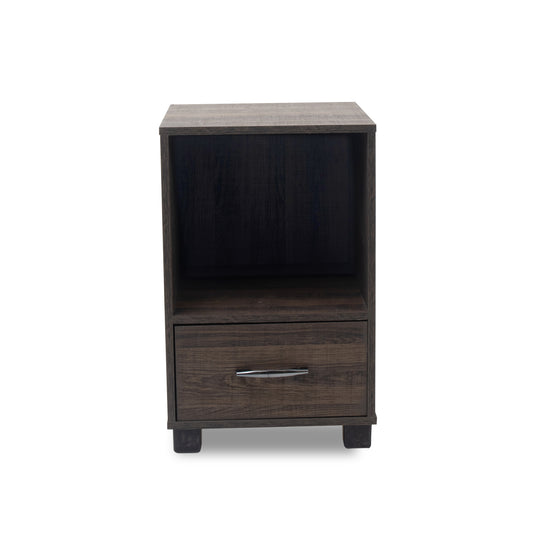 Single Drawer Pedestal - Dark Oak