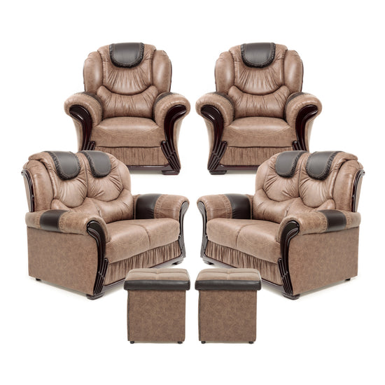 Delfina 6 Piece Lounge Suite Railway Furnishers